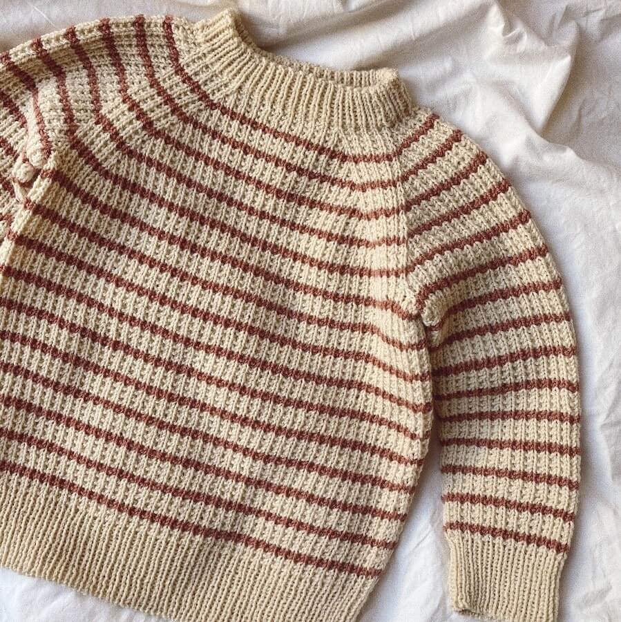 Rusten periode smog Friday Sweater Mini (Trykt opskrift) - Strik og stil